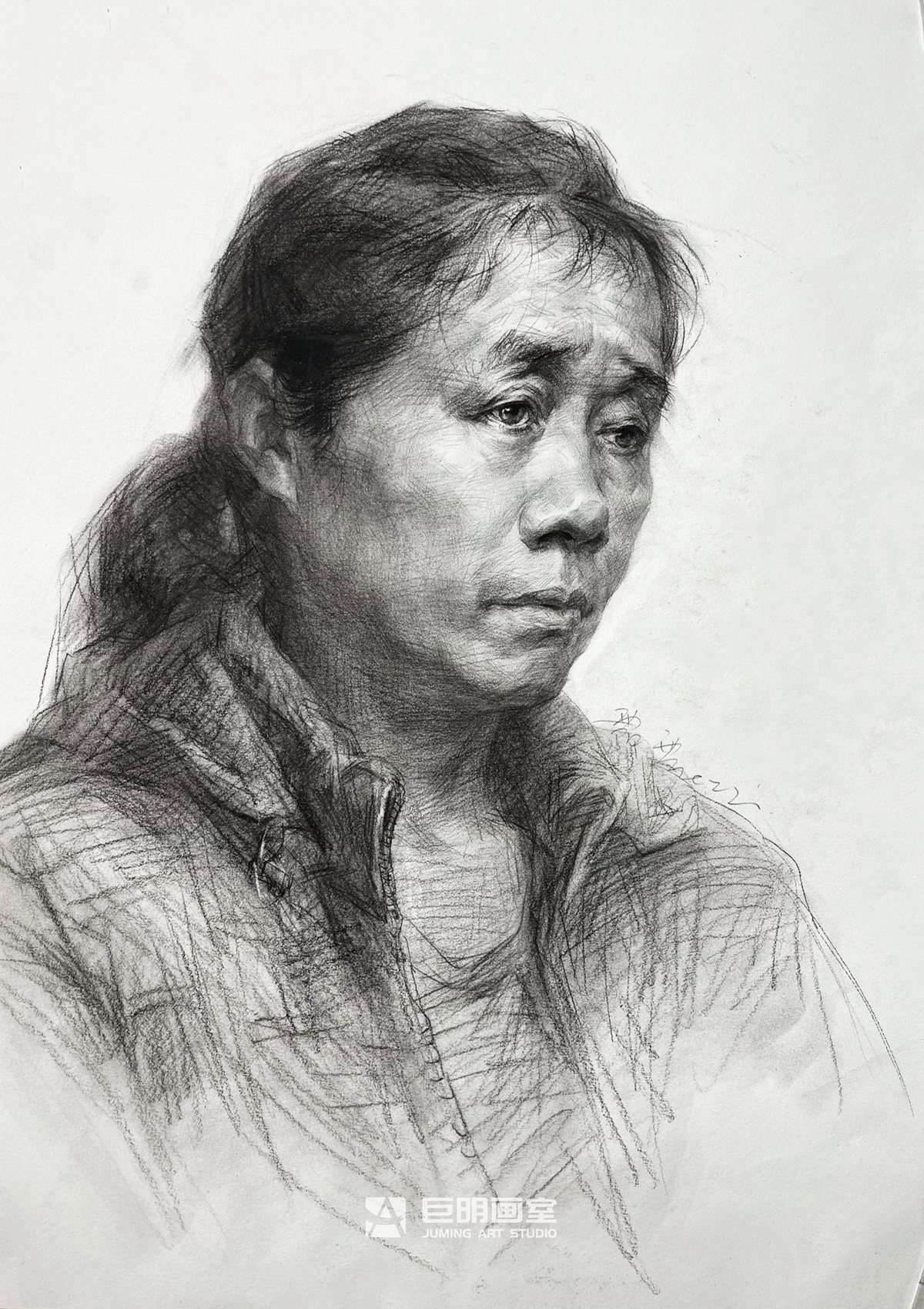 胡志勇-素描头像