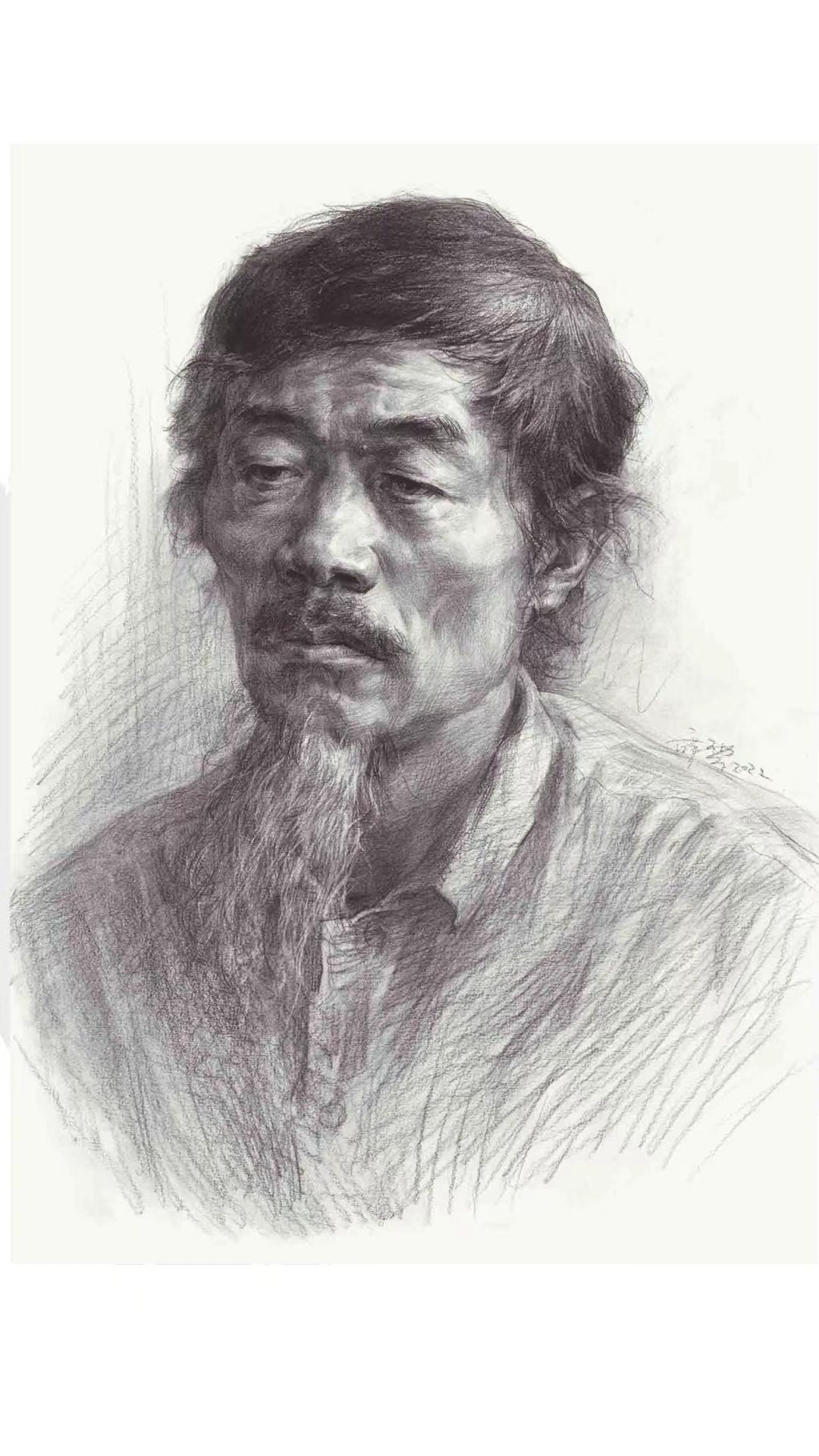 胡志勇-素描头像