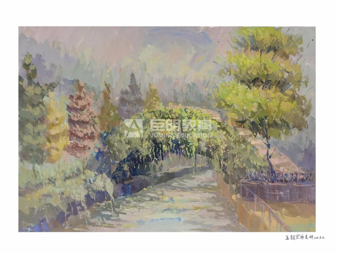 梦想与大自然的碰撞丨巨明教育2022届秋季写生作品展