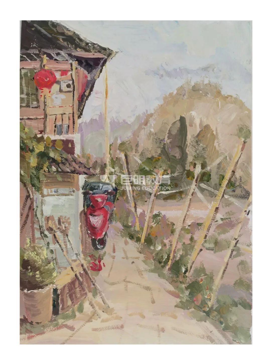 梦想与大自然的碰撞丨巨明教育2022届秋季写生作品展