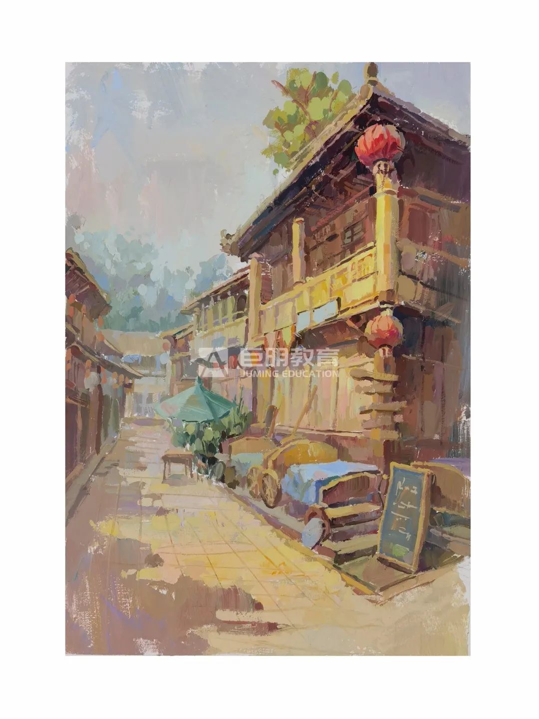梦想与大自然的碰撞丨巨明教育2022届秋季写生作品展