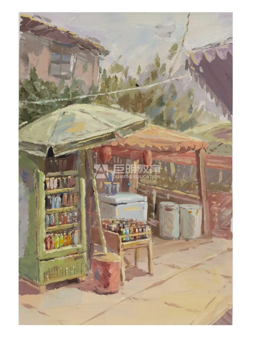 梦想与大自然的碰撞丨巨明教育2022届秋季写生作品展