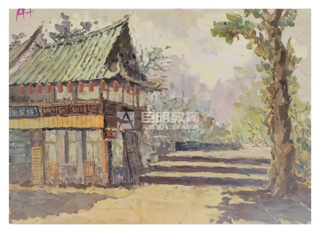 梦想与大自然的碰撞丨巨明教育2022届秋季写生作品展
