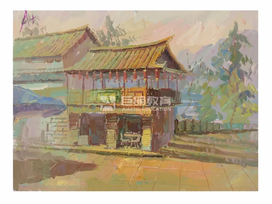 梦想与大自然的碰撞丨巨明教育2022届秋季写生作品展
