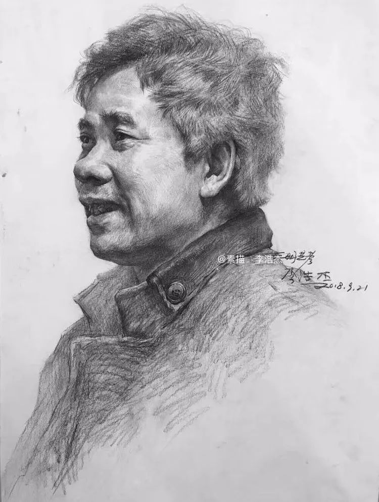 李浩杰素描