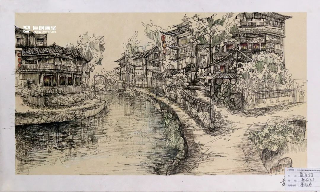 与山河拥抱，与艺术相遇丨2024届重庆巨明画室秋季写生作品展-速写篇