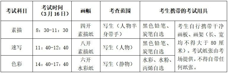 西安美术学院2024年本科招生专业课校考初选结果查询及复试考试安排
