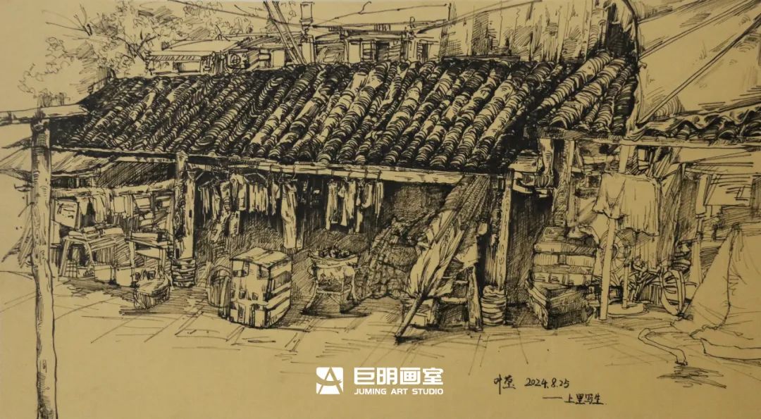 水墨上里·绘梦青春丨重庆巨明画室2025届写生作品展之速写篇