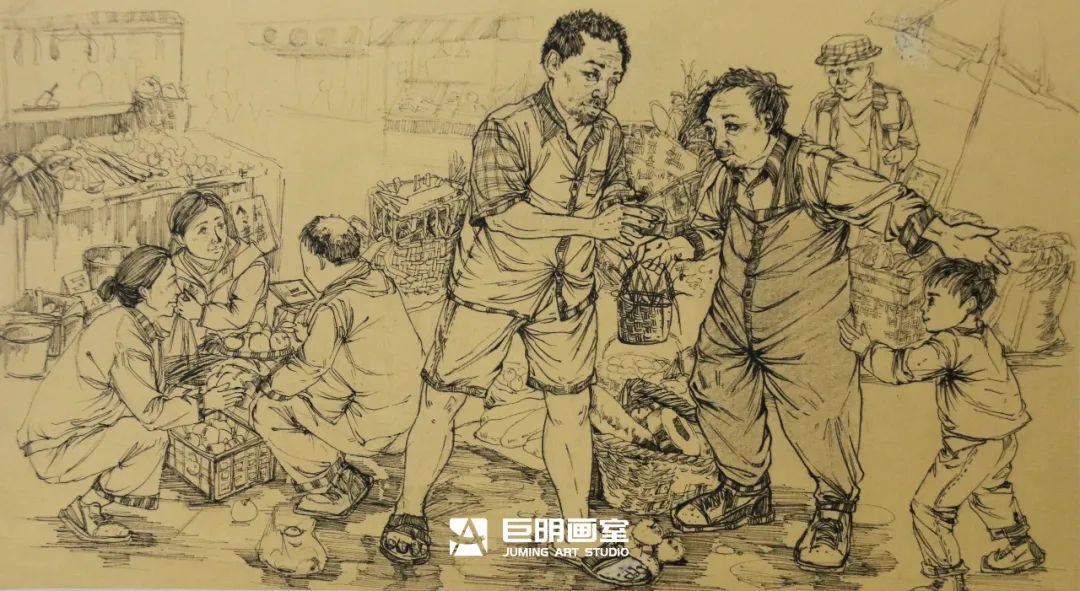 水墨上里·绘梦青春丨重庆巨明画室2025届写生作品展之速写篇