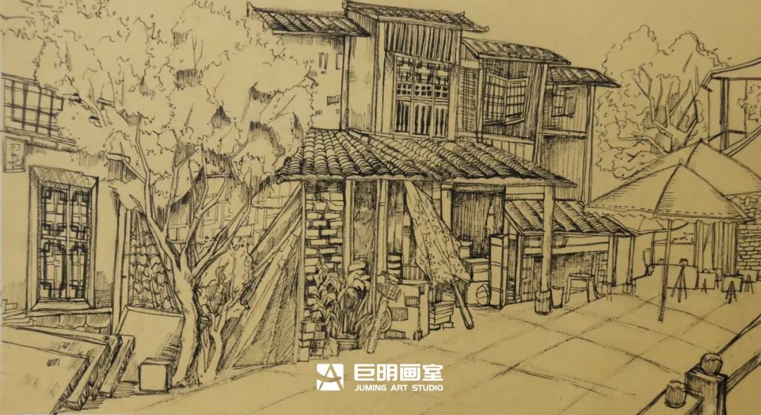 水墨上里·绘梦青春丨重庆巨明画室2025届写生作品展之速写篇
