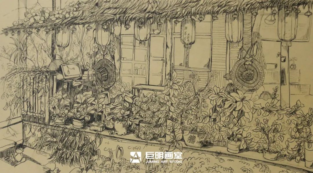 水墨上里·绘梦青春丨重庆巨明画室2025届写生作品展之速写篇