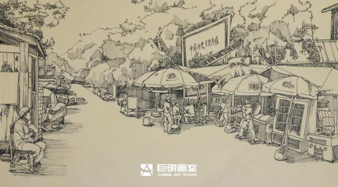 水墨上里·绘梦青春丨重庆巨明画室2025届写生作品展之速写篇