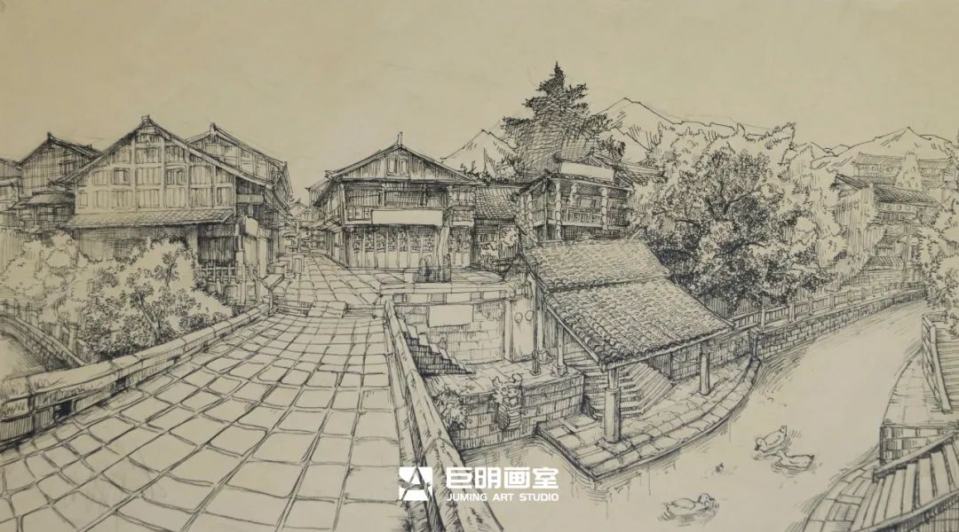 水墨上里·绘梦青春丨重庆巨明画室2025届写生作品展之速写篇