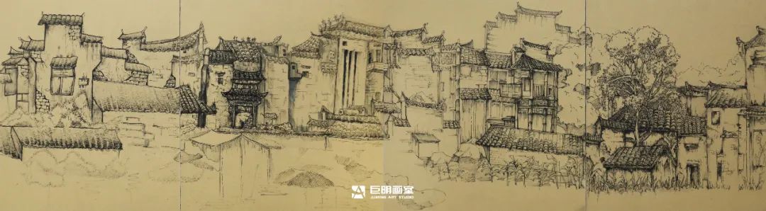 水墨上里·绘梦青春丨重庆巨明画室2025届写生作品展之速写篇