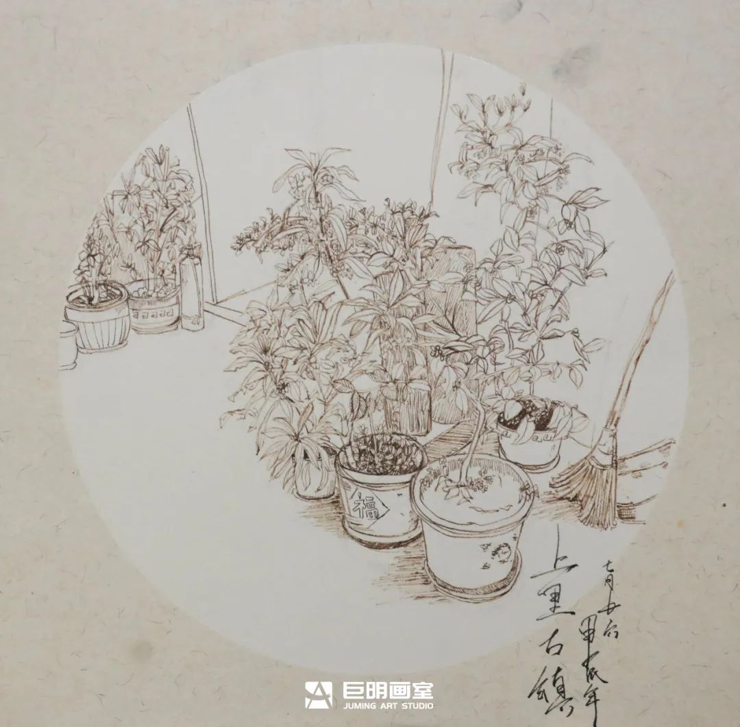 水墨上里·绘梦青春丨重庆巨明画室2025届写生作品展之速写篇