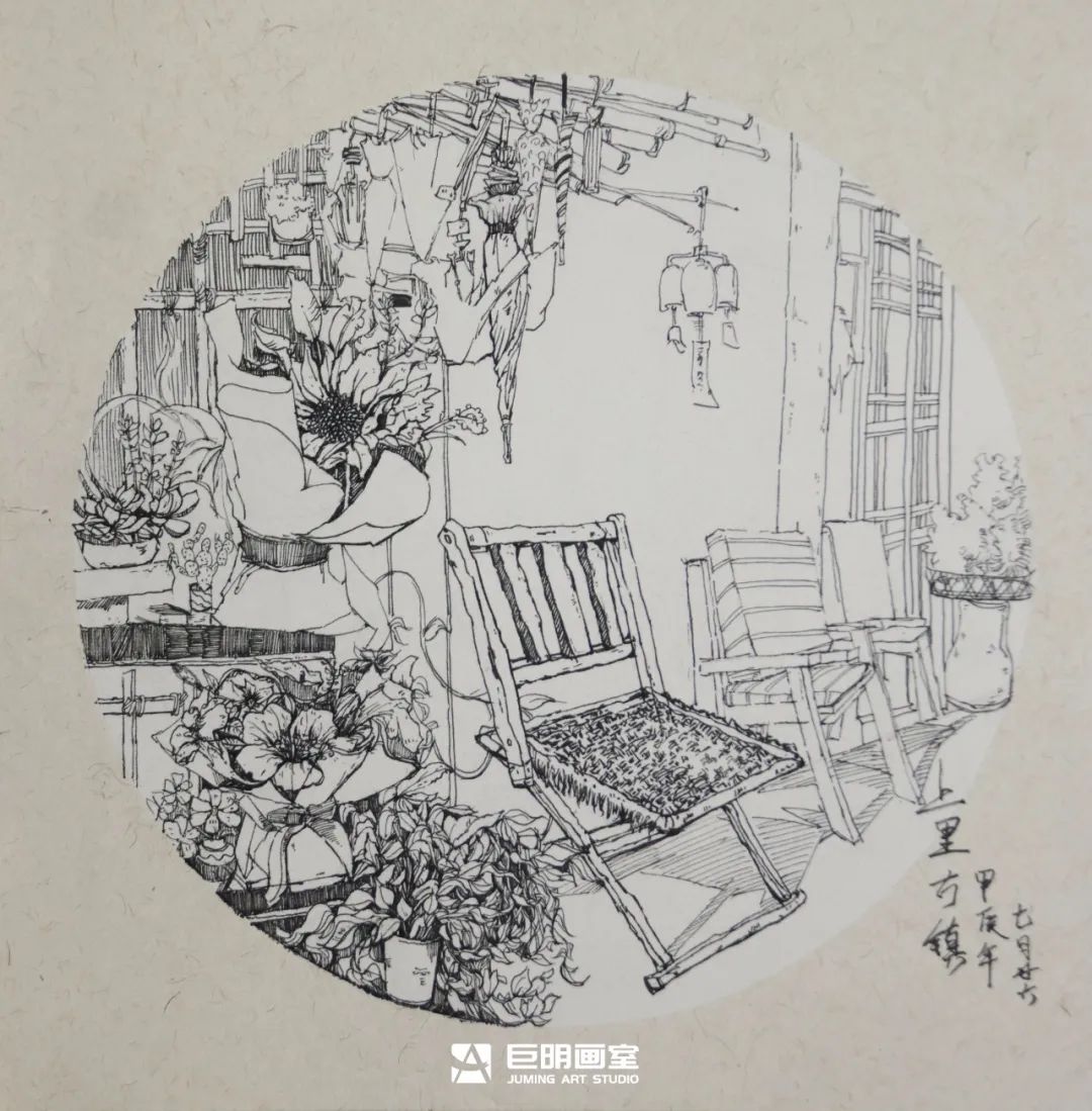 水墨上里·绘梦青春丨重庆巨明画室2025届写生作品展之速写篇