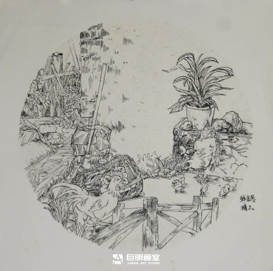 水墨上里·绘梦青春丨重庆巨明画室2025届写生作品展之速写篇