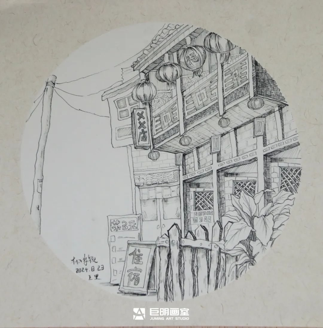 水墨上里·绘梦青春丨重庆巨明画室2025届写生作品展之速写篇