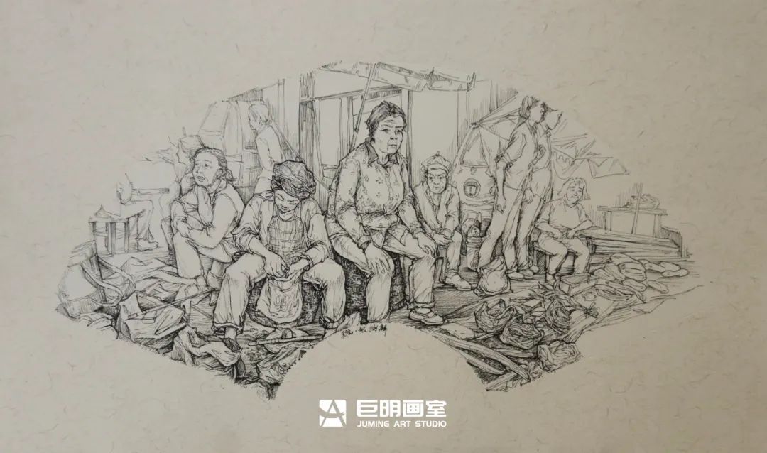水墨上里·绘梦青春丨重庆巨明画室2025届写生作品展之速写篇