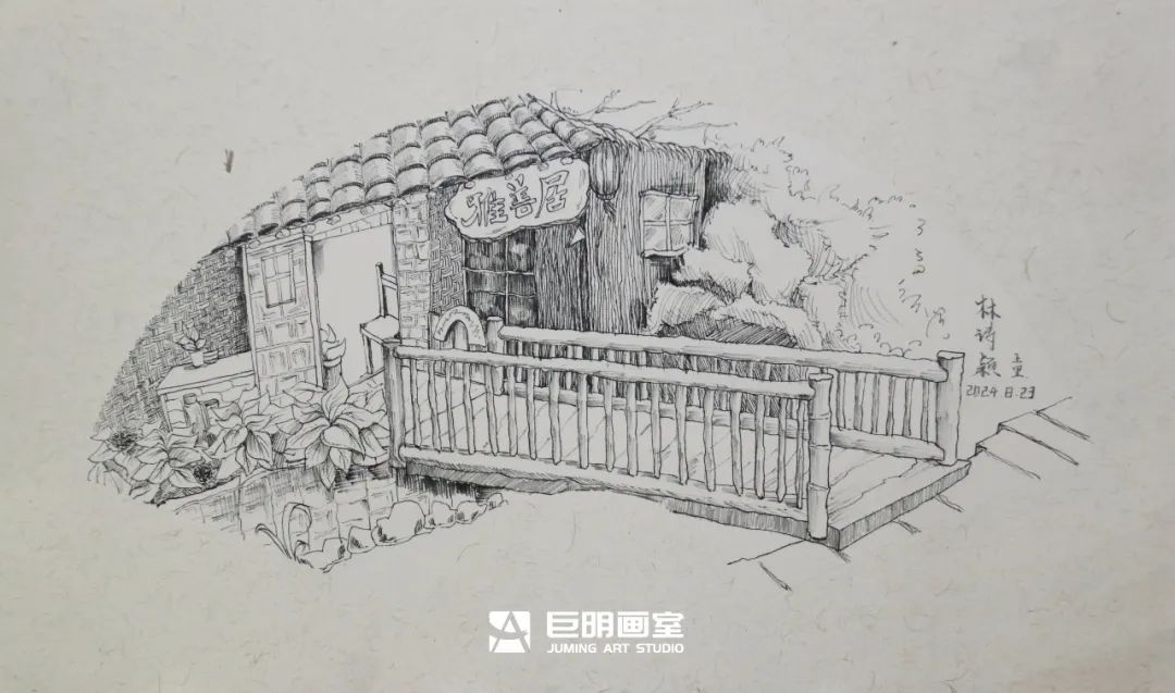 水墨上里·绘梦青春丨重庆巨明画室2025届写生作品展之速写篇