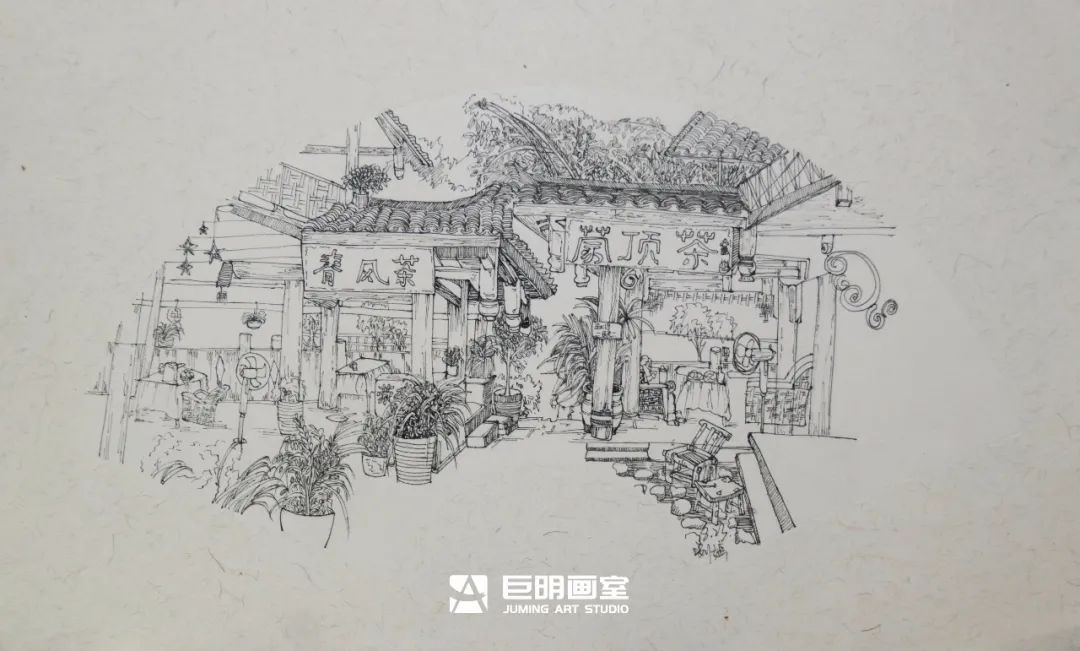 水墨上里·绘梦青春丨重庆巨明画室2025届写生作品展之速写篇