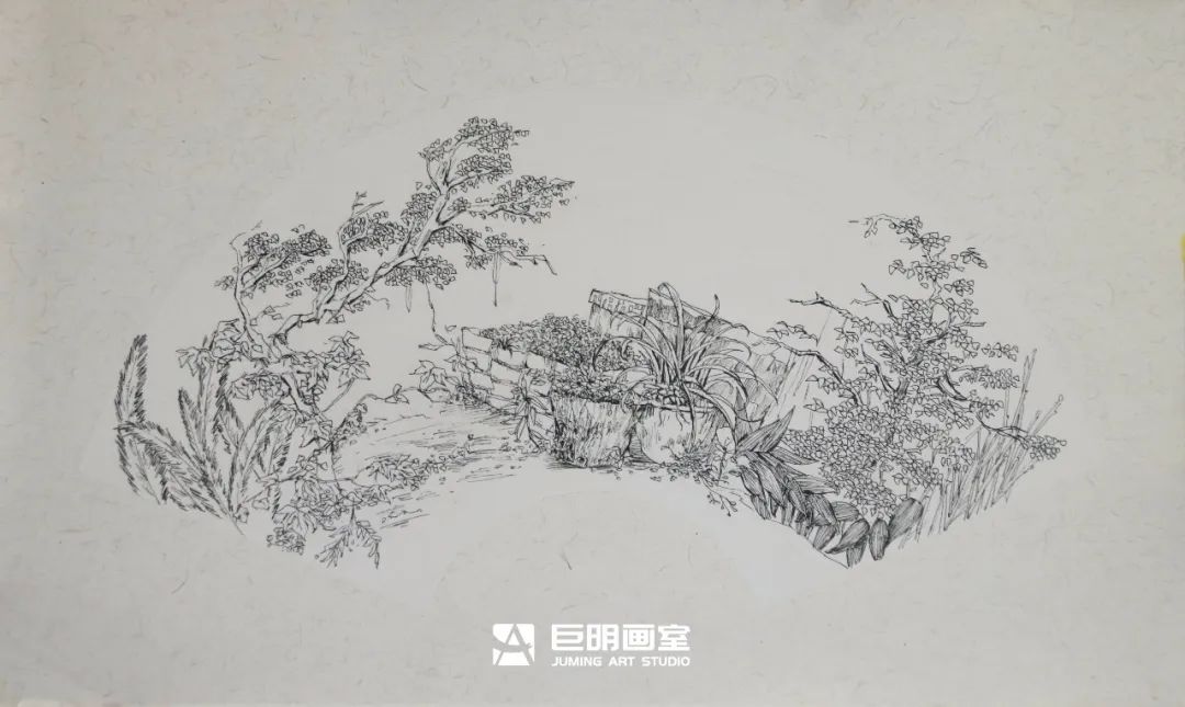 水墨上里·绘梦青春丨重庆巨明画室2025届写生作品展之速写篇
