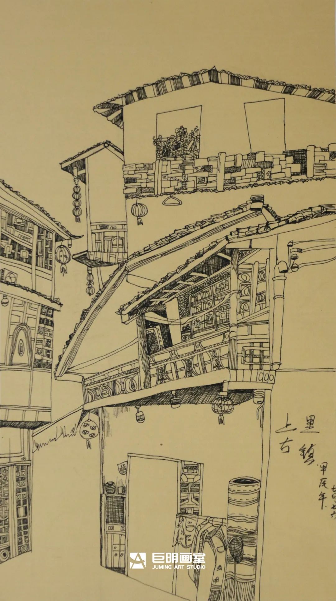 水墨上里·绘梦青春丨重庆巨明画室2025届写生作品展之速写篇