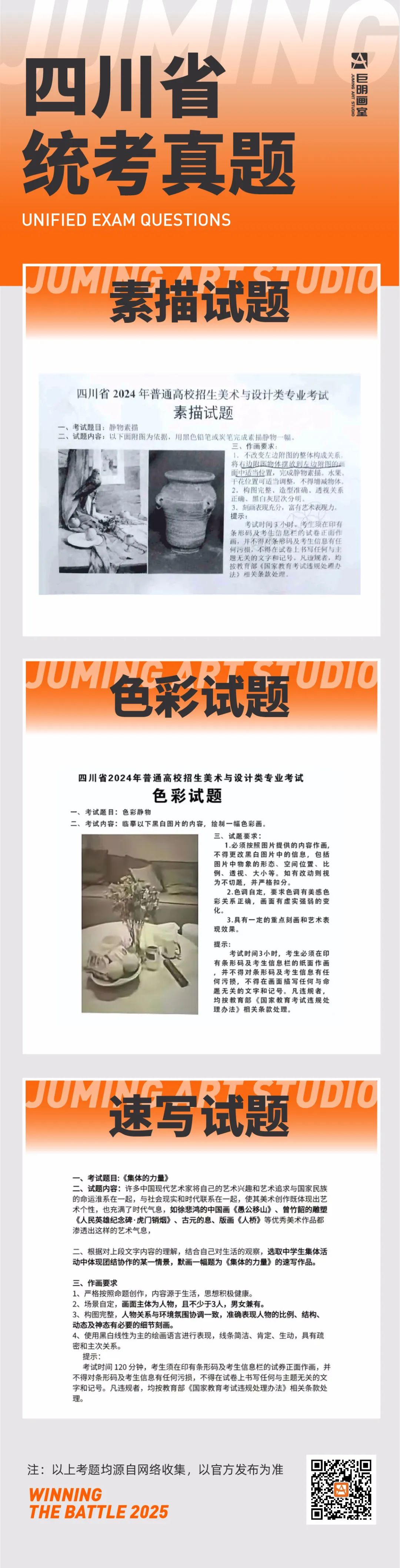 统考前必看！2024年各省统考真题汇总！