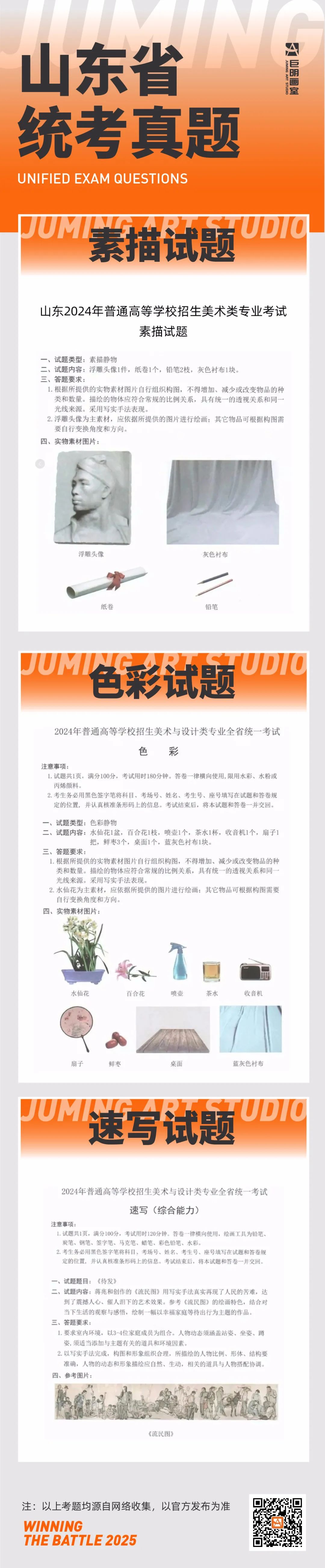 统考前必看！2024年各省统考真题汇总！