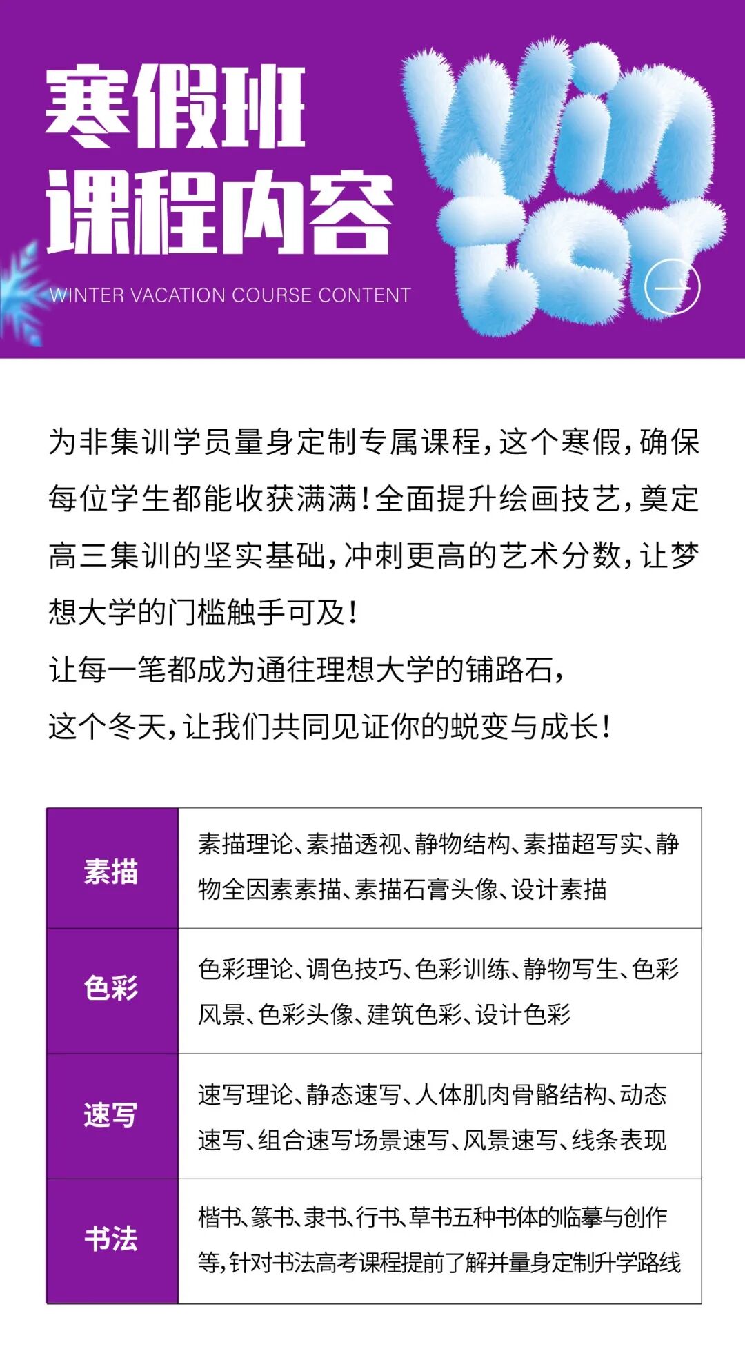 寒假领跑,让进步看得见丨重庆巨明画室2026届寒假班招生简章 寒假领跑,让进步看得见丨重庆巨明画室2026届寒假班招生简章